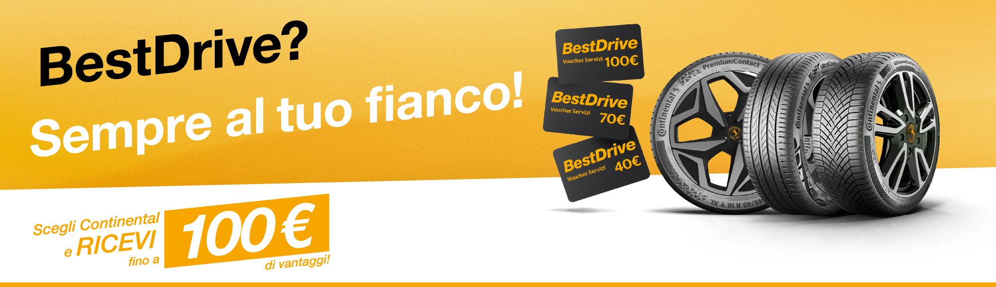 Banner operazione a premi BestDrive Continental